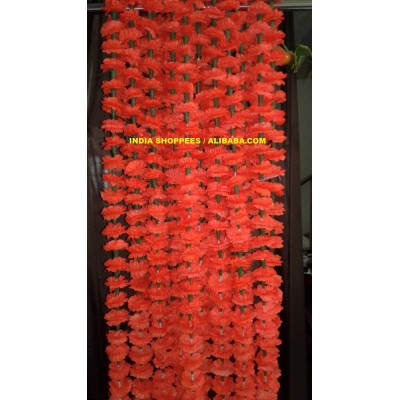 Artificial Marigold Flower Garland for Decoration