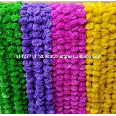 Hot Sell Artificial marigold flowers garland